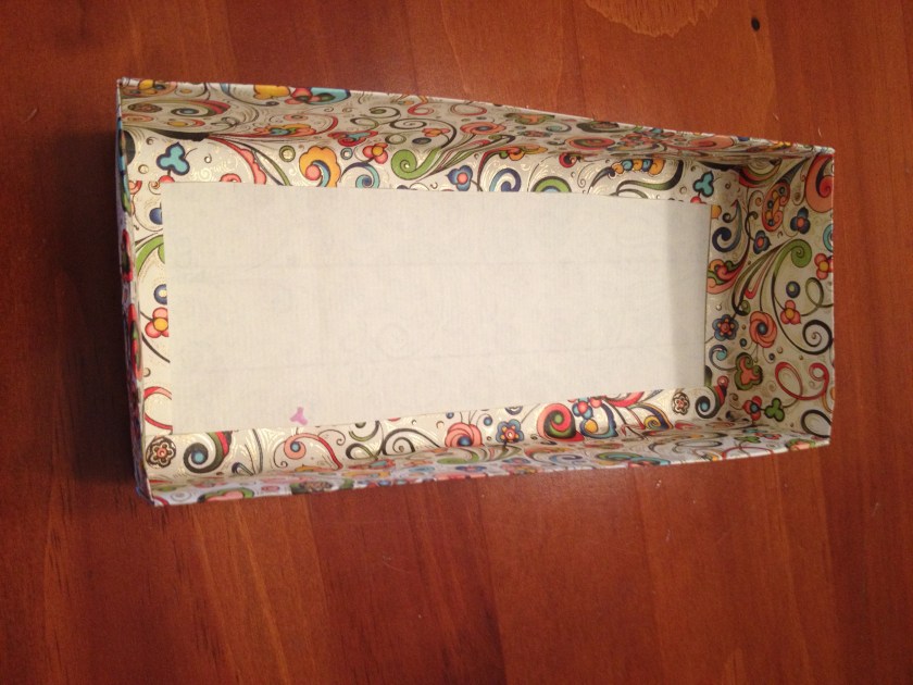 Assembled rectangular box